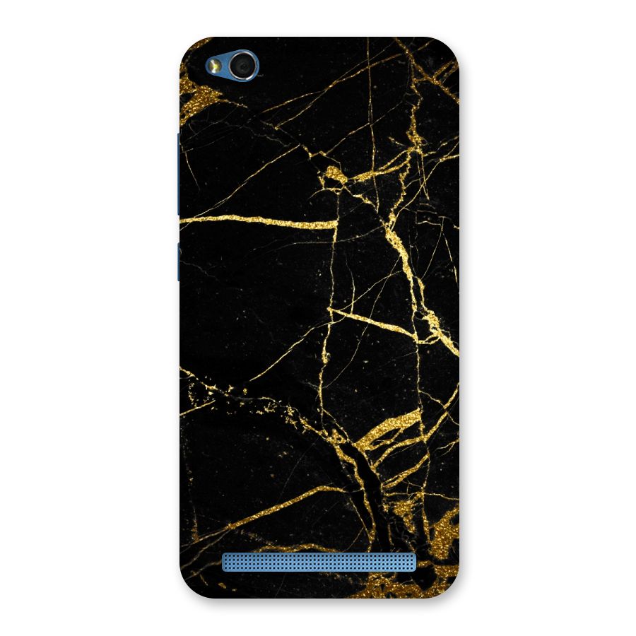 Black And Gold Design Back Case for Redmi 5A