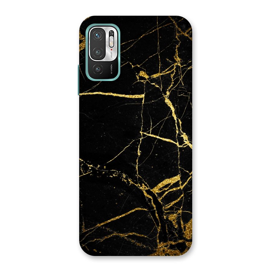 Black And Gold Design Back Case for Redmi Note 10T 5G