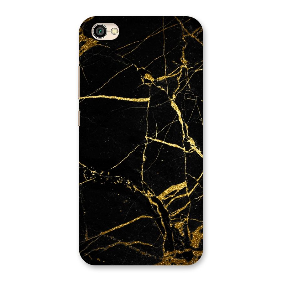 Black And Gold Design Back Case for Redmi Y1 Lite