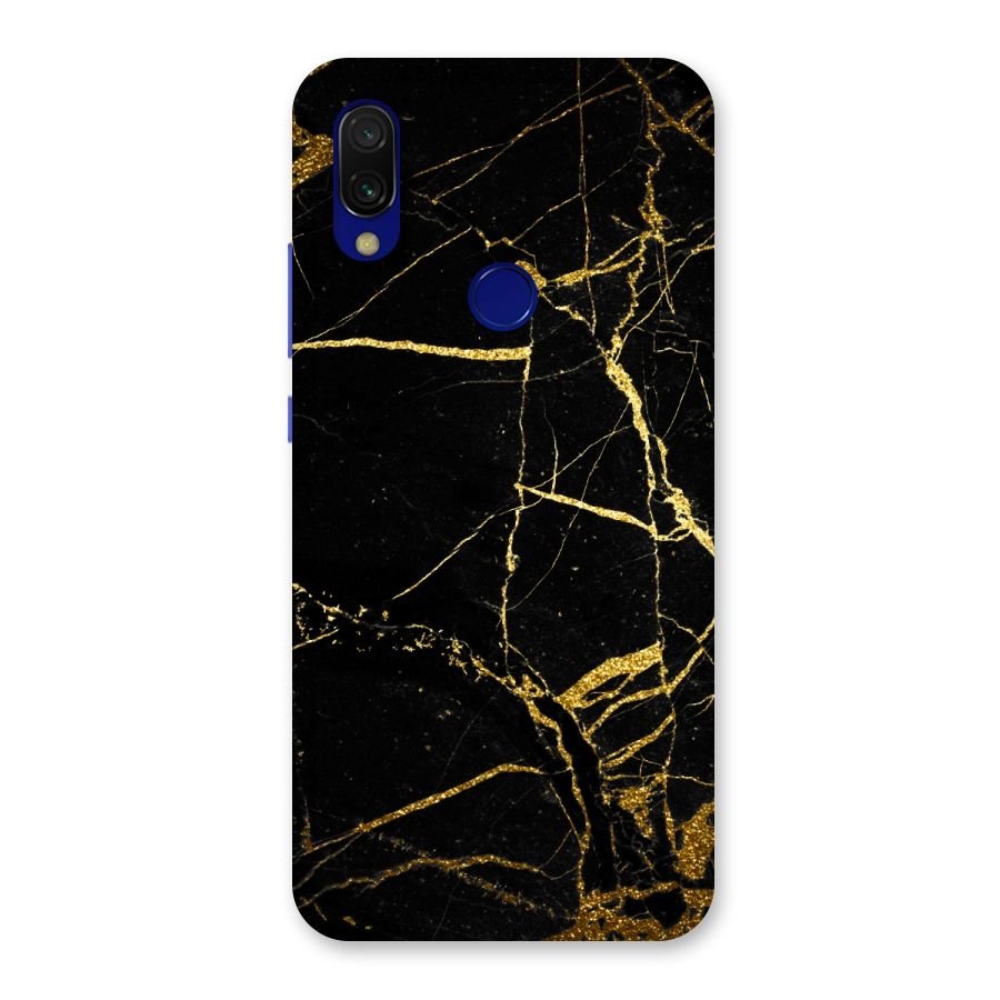 Black And Gold Design Back Case for Redmi Y3