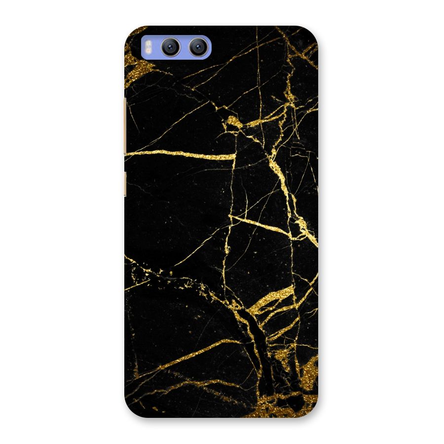 Black And Gold Design Back Case for Xiaomi Mi 6