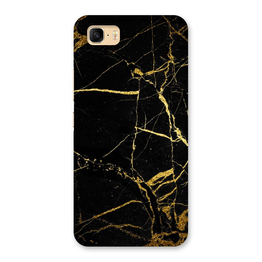 Black And Gold Design Back Case for Zenfone 3s Max