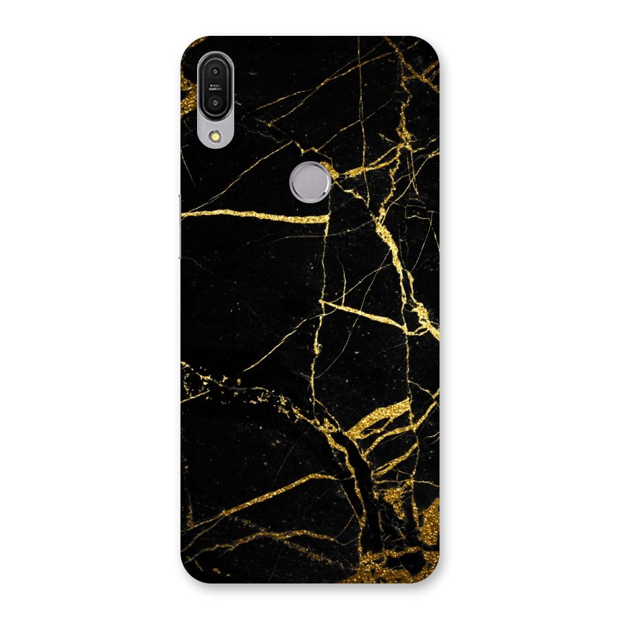 Black And Gold Design Back Case for Zenfone Max Pro M1