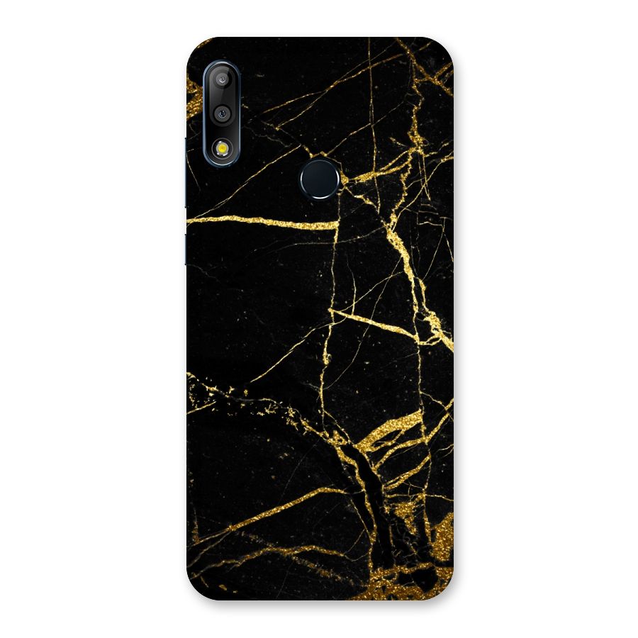 Black And Gold Design Back Case for Zenfone Max Pro M2