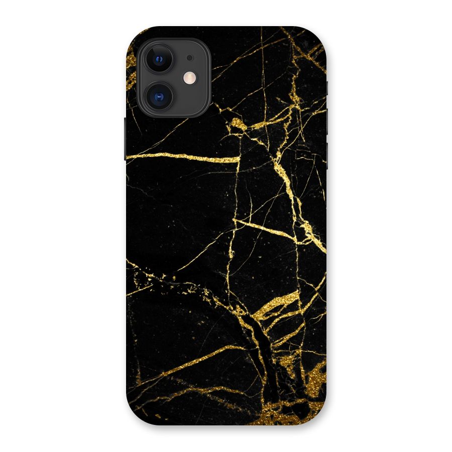 Black And Gold Design Back Case for iPhone 11