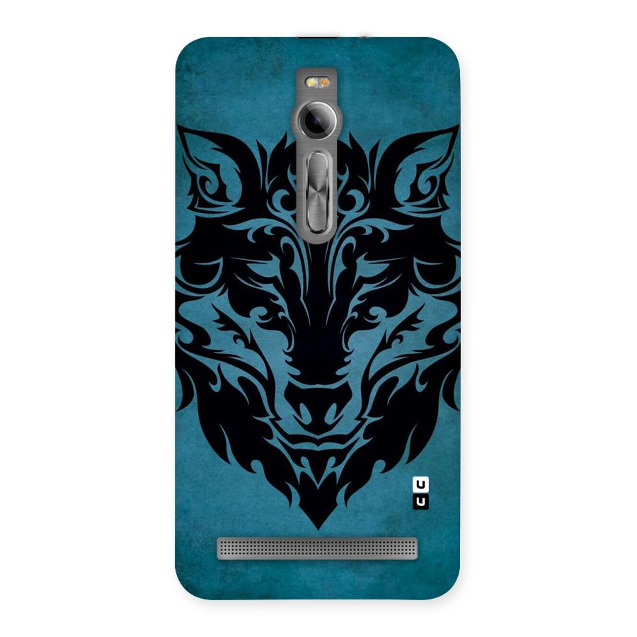 Black Artistic Wolf Back Case for Asus Zenfone 2