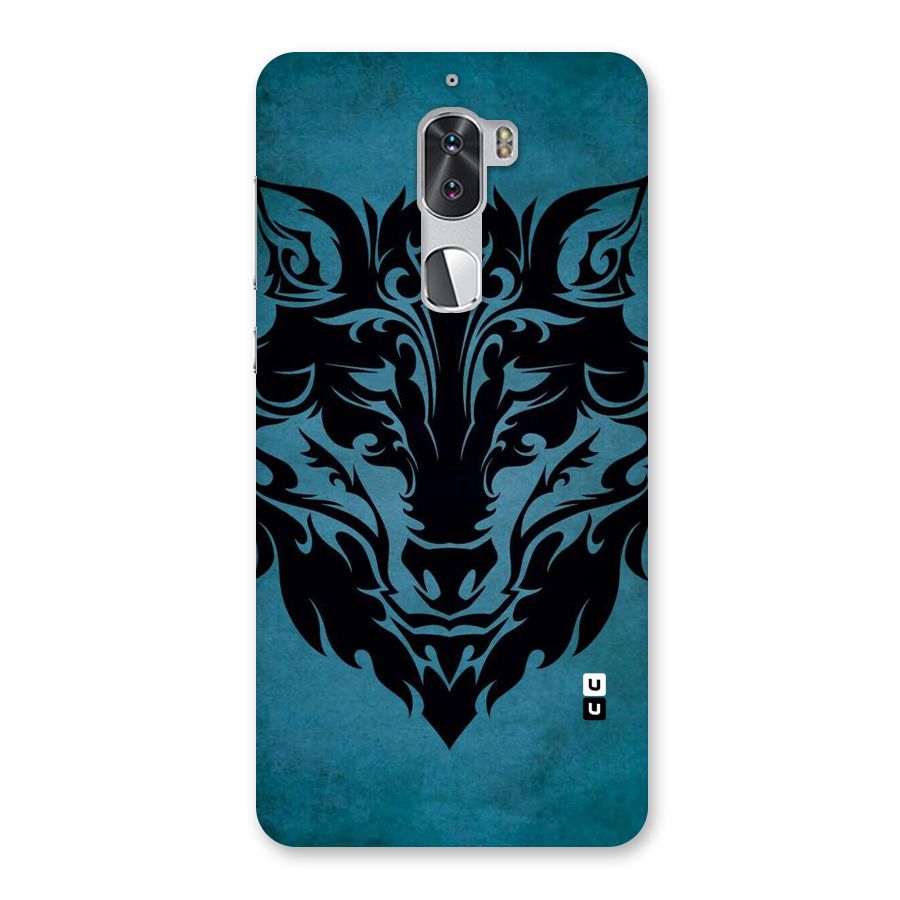 Black Artistic Wolf Back Case for Coolpad Cool 1