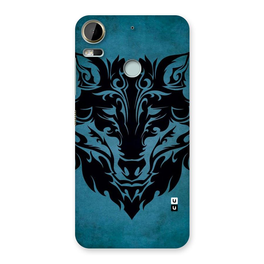 Black Artistic Wolf Back Case for Desire 10 Pro