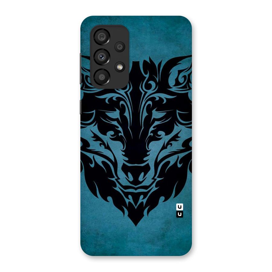 Black Artistic Wolf Back Case for Galaxy A33 5G