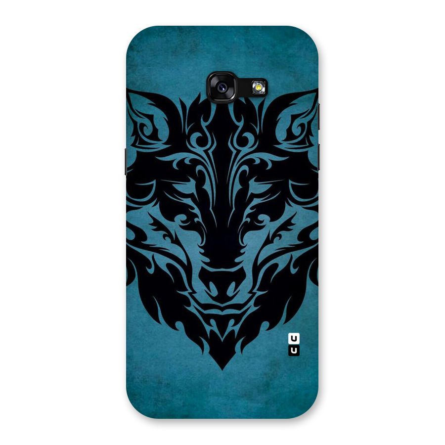 Black Artistic Wolf Back Case for Galaxy A5 2017