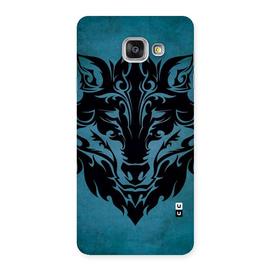 Black Artistic Wolf Back Case for Galaxy A7 2016