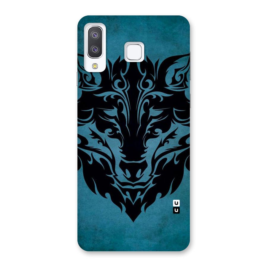 Black Artistic Wolf Back Case for Galaxy A8 Star