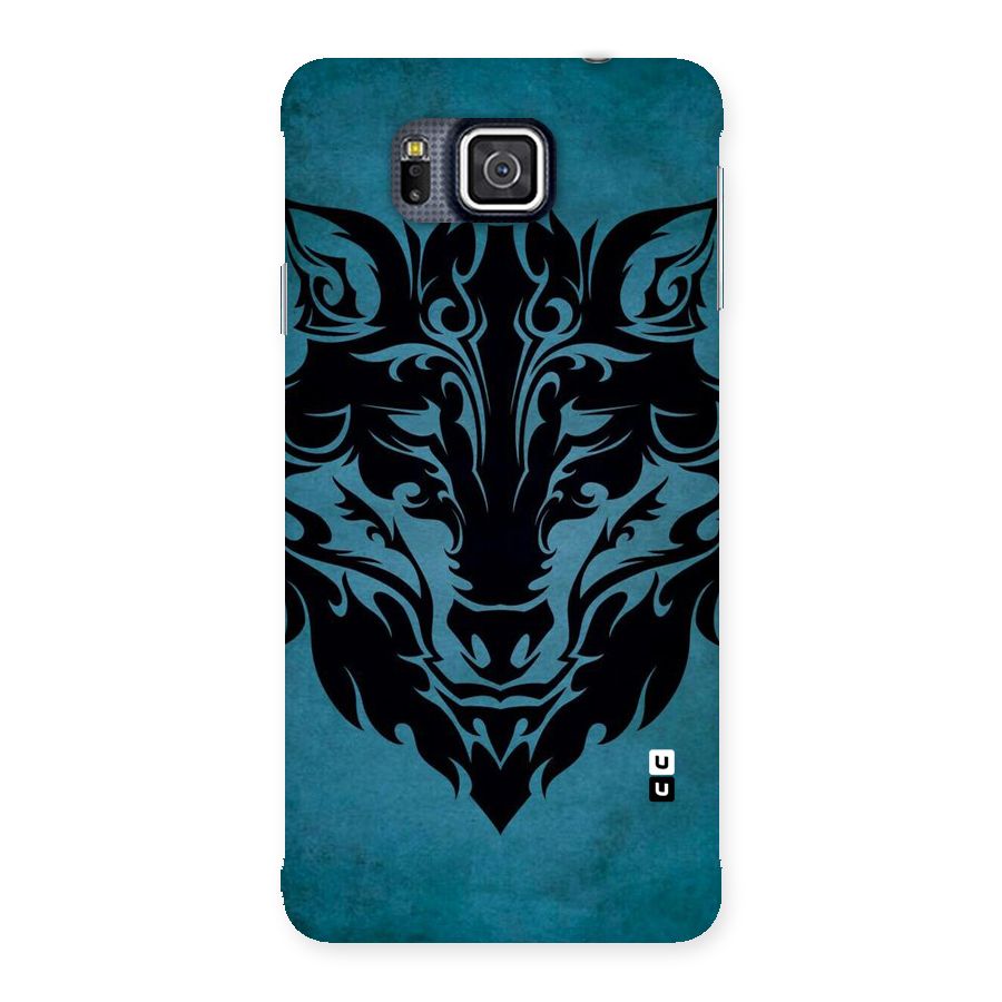 Black Artistic Wolf Back Case for Galaxy Alpha
