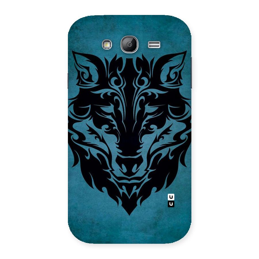 Black Artistic Wolf Back Case for Galaxy Grand