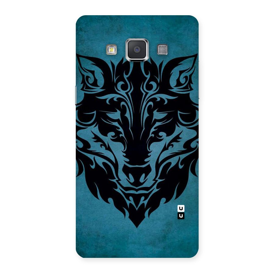 Black Artistic Wolf Back Case for Galaxy Grand Max