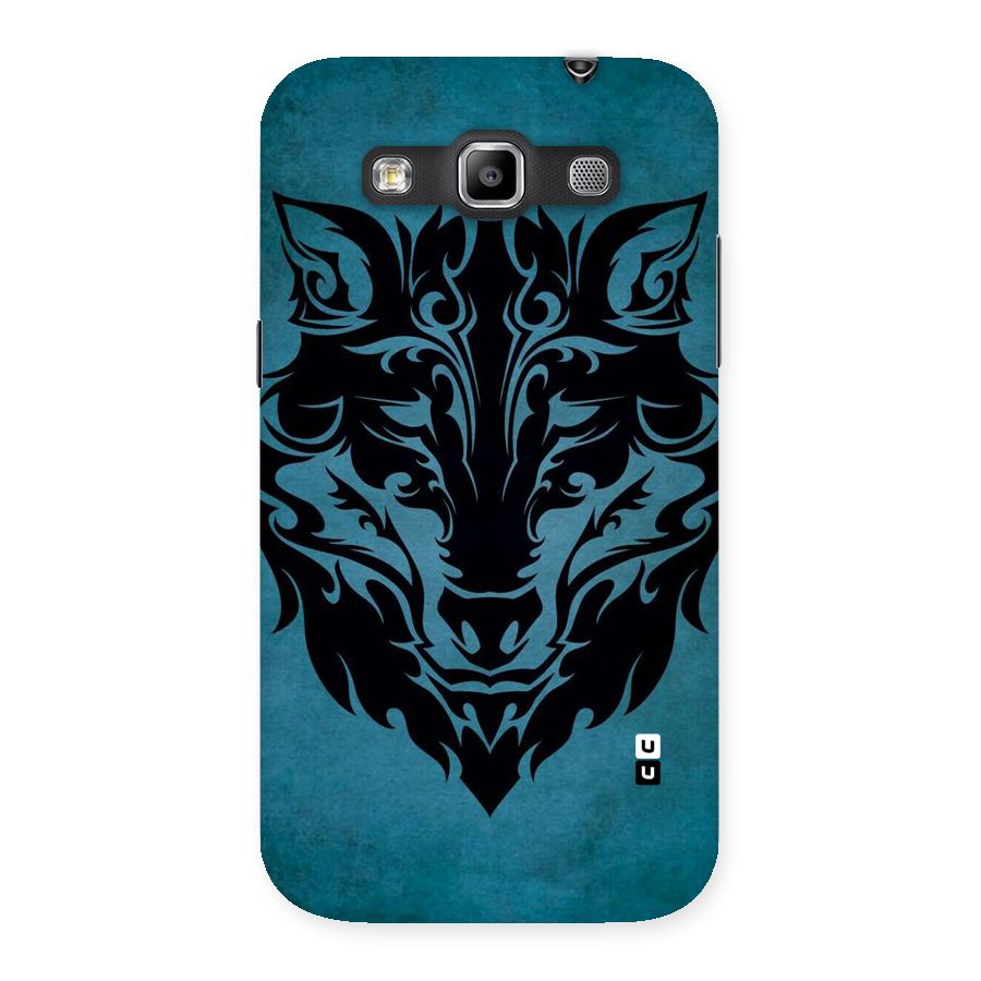 Black Artistic Wolf Back Case for Galaxy Grand Quattro