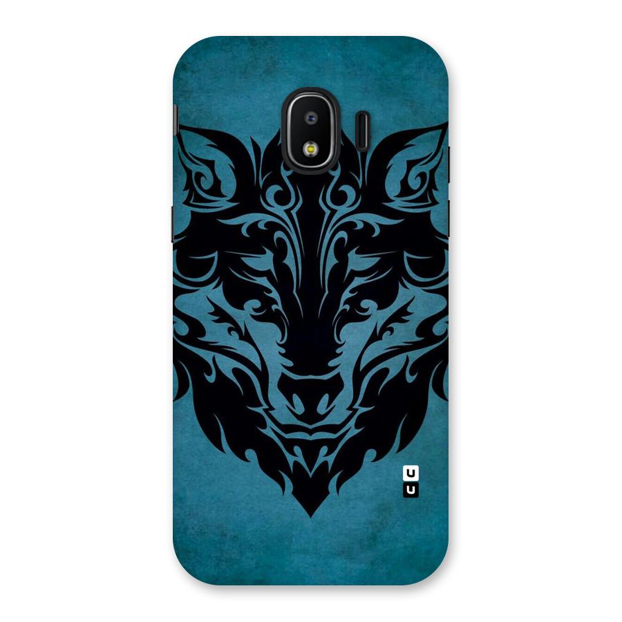 Black Artistic Wolf Back Case for Galaxy J2 Pro 2018
