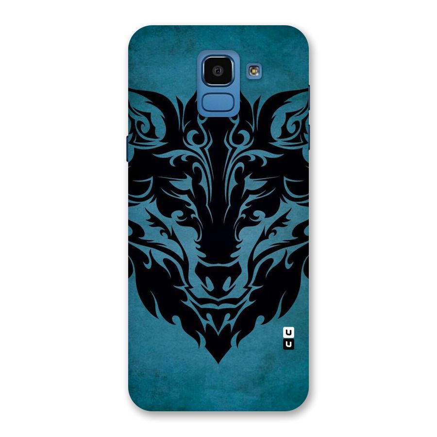 Black Artistic Wolf Back Case for Galaxy On6
