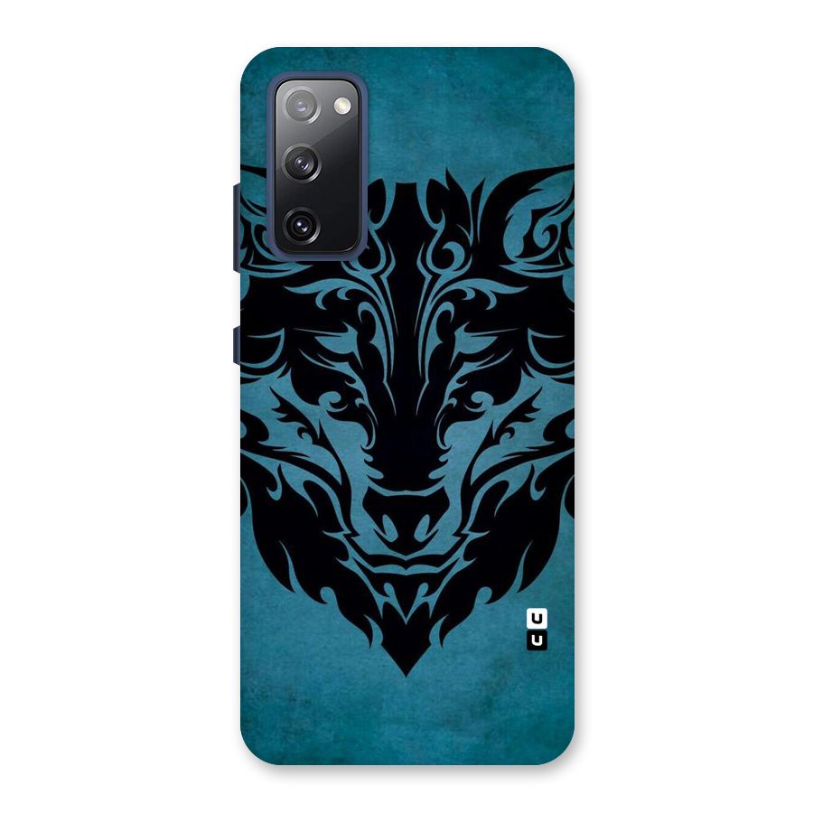 Black Artistic Wolf Back Case for Galaxy S20 FE