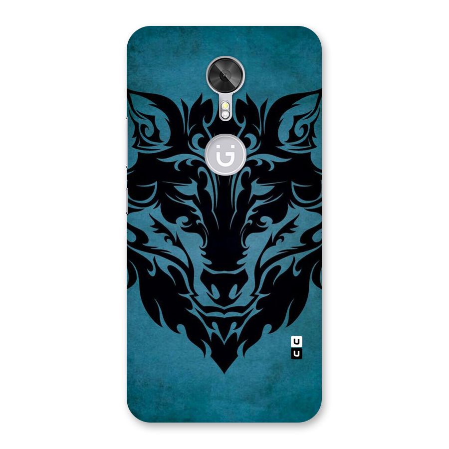 Black Artistic Wolf Back Case for Gionee A1