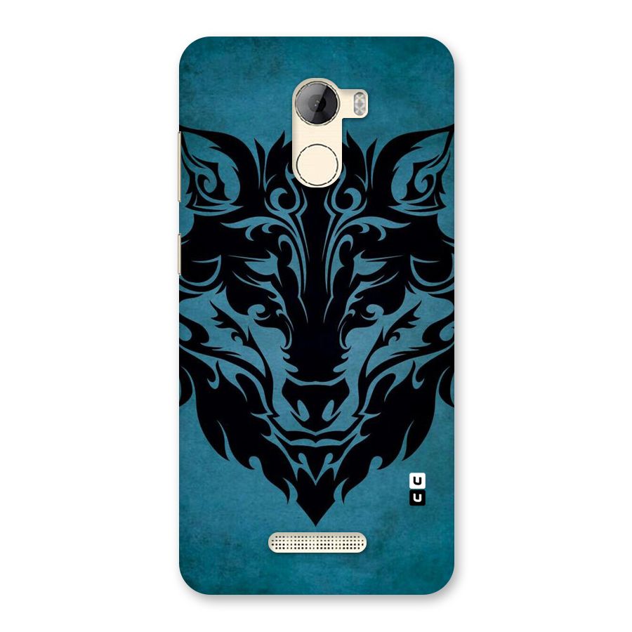 Black Artistic Wolf Back Case for Gionee A1 LIte