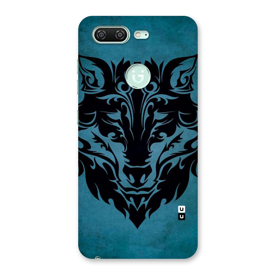 Black Artistic Wolf Back Case for Gionee S10