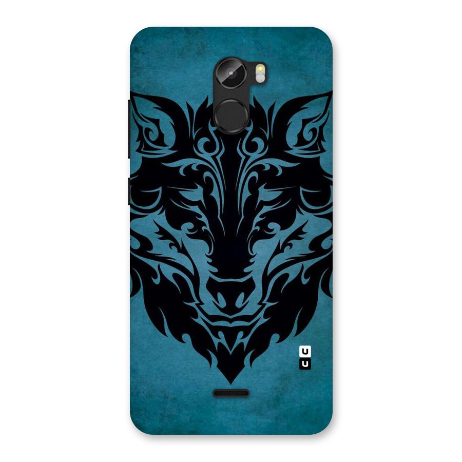 Black Artistic Wolf Back Case for Gionee X1