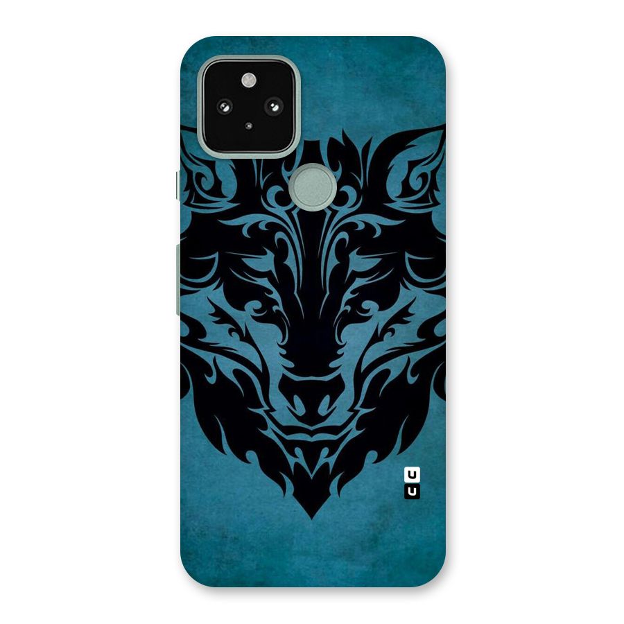 Black Artistic Wolf Back Case for Google Pixel 5