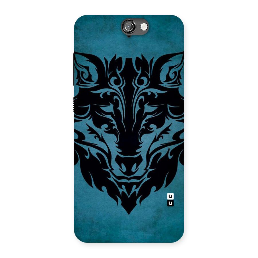 Black Artistic Wolf Back Case for HTC One A9