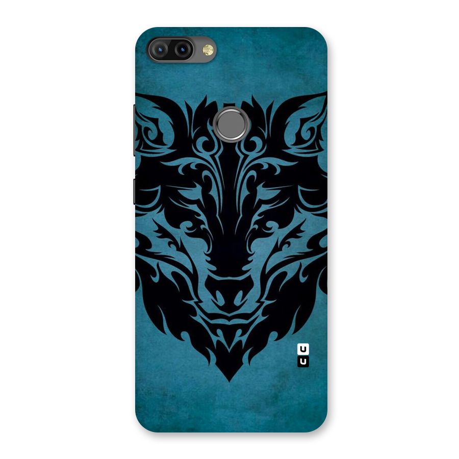 Black Artistic Wolf Back Case for Infinix Hot 6 Pro