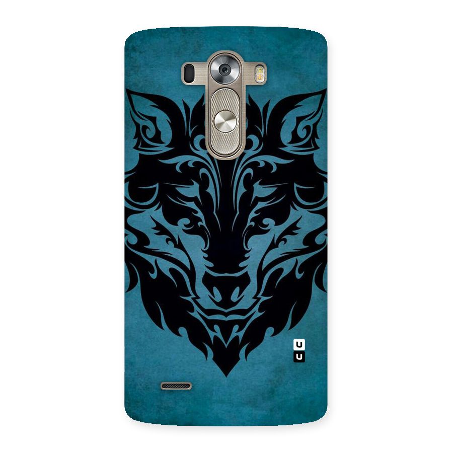 Black Artistic Wolf Back Case for LG G3