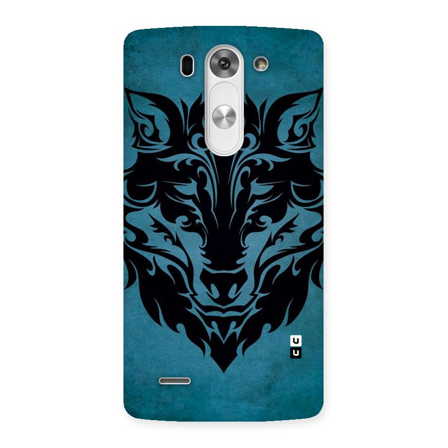 Black Artistic Wolf Back Case for LG G3 Mini