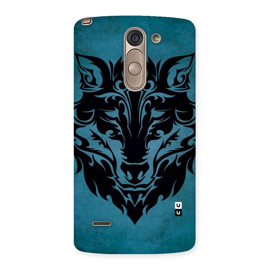 Black Artistic Wolf Back Case for LG G3 Stylus