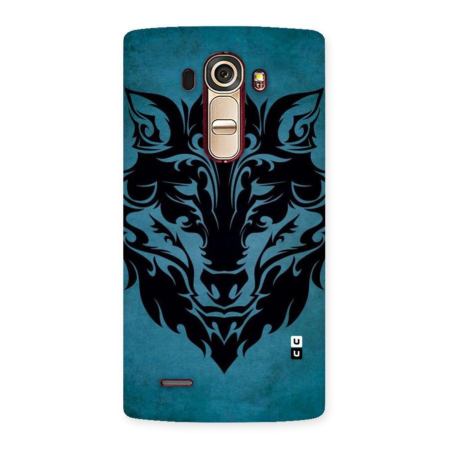 Black Artistic Wolf Back Case for LG G4