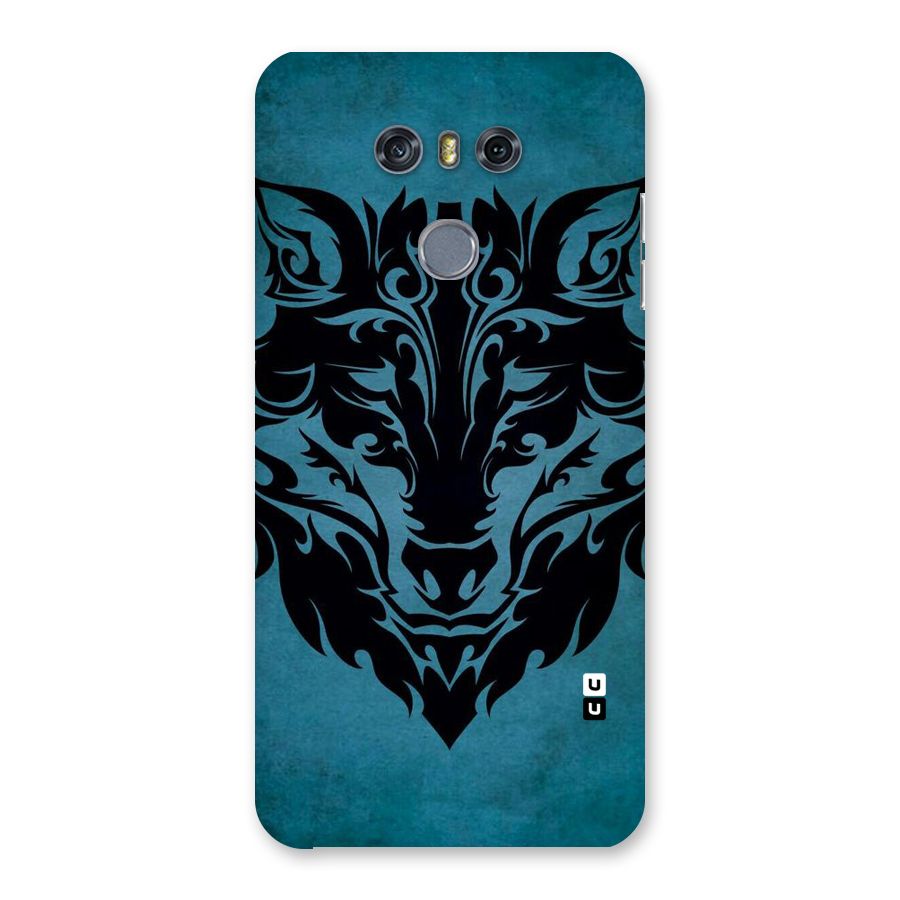 Black Artistic Wolf Back Case for LG G6