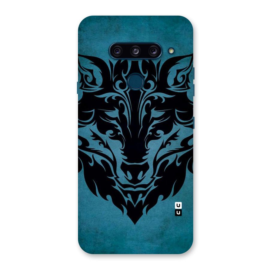 Black Artistic Wolf Back Case for LG  V40 ThinQ