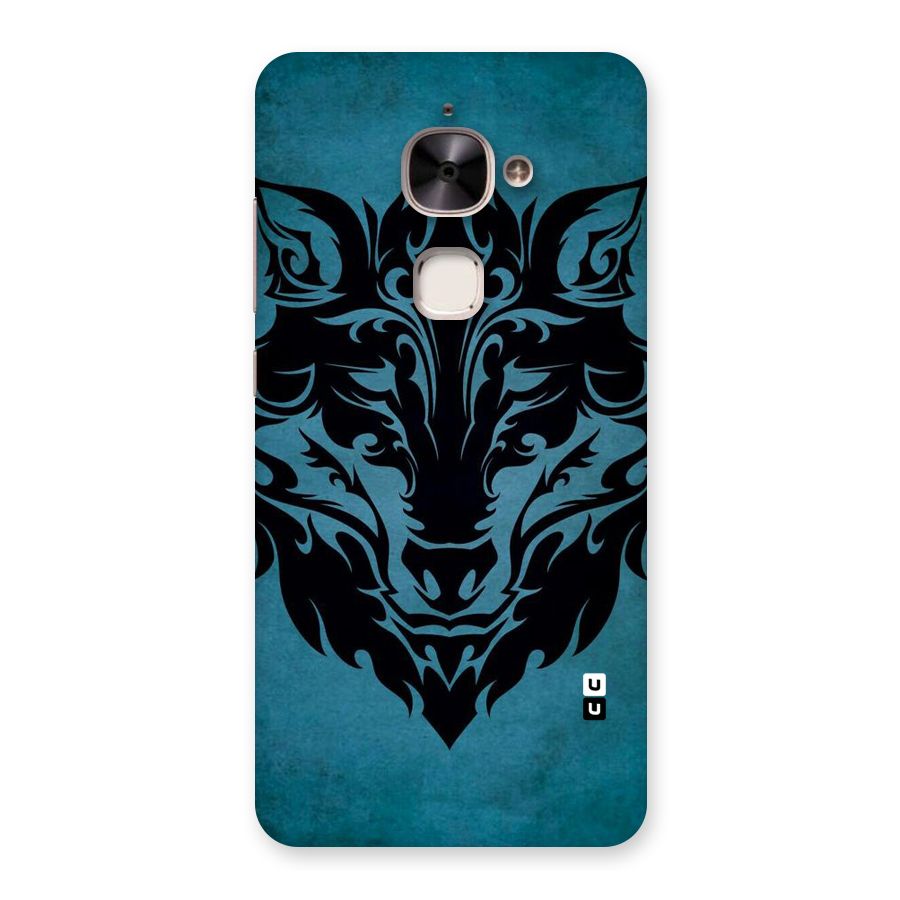 Black Artistic Wolf Back Case for Le 2