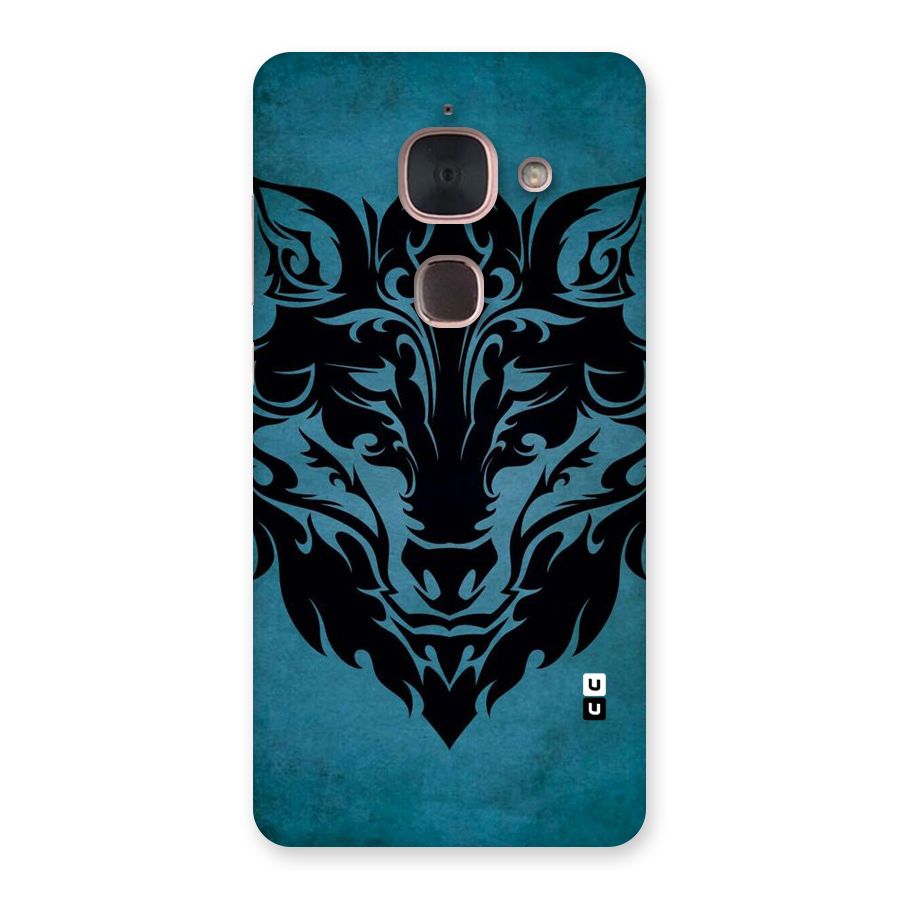 Black Artistic Wolf Back Case for Le Max 2