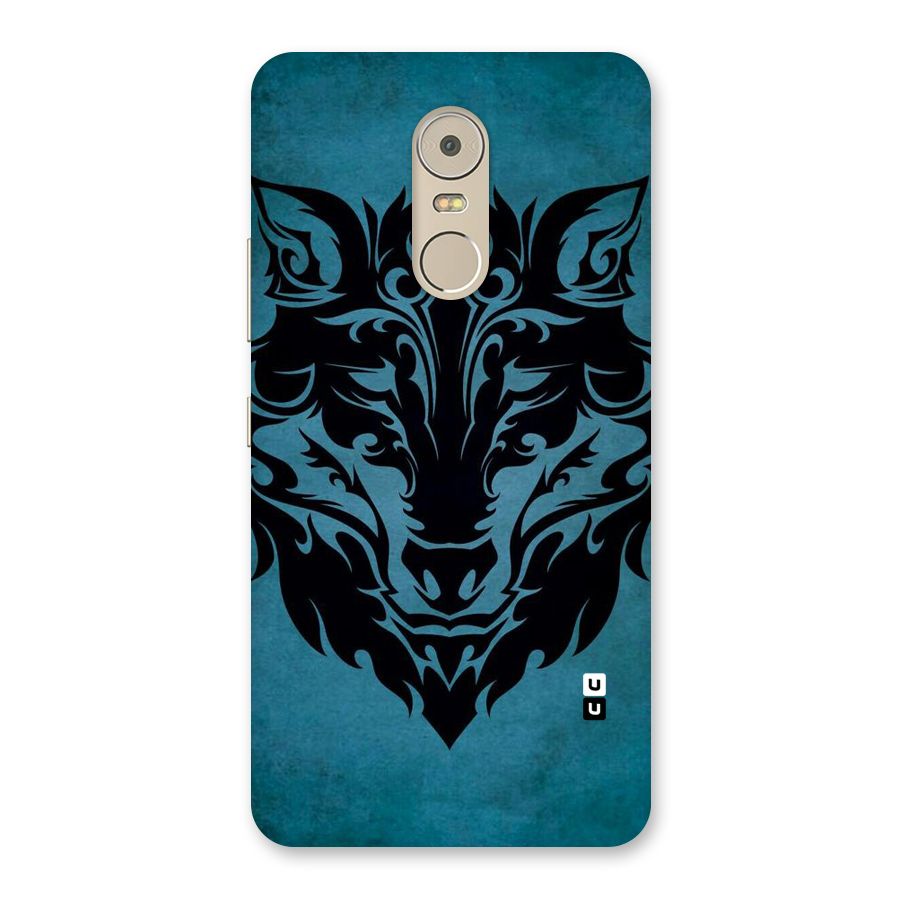 Black Artistic Wolf Back Case for Lenovo K6 Note