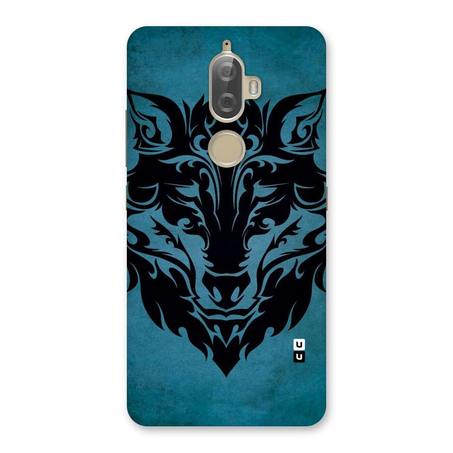 Black Artistic Wolf Back Case for Lenovo K8 Plus