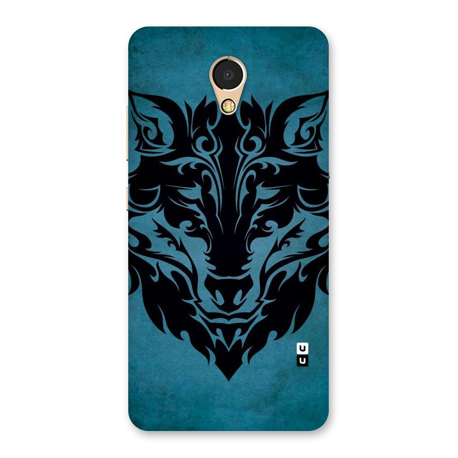 Black Artistic Wolf Back Case for Lenovo P2