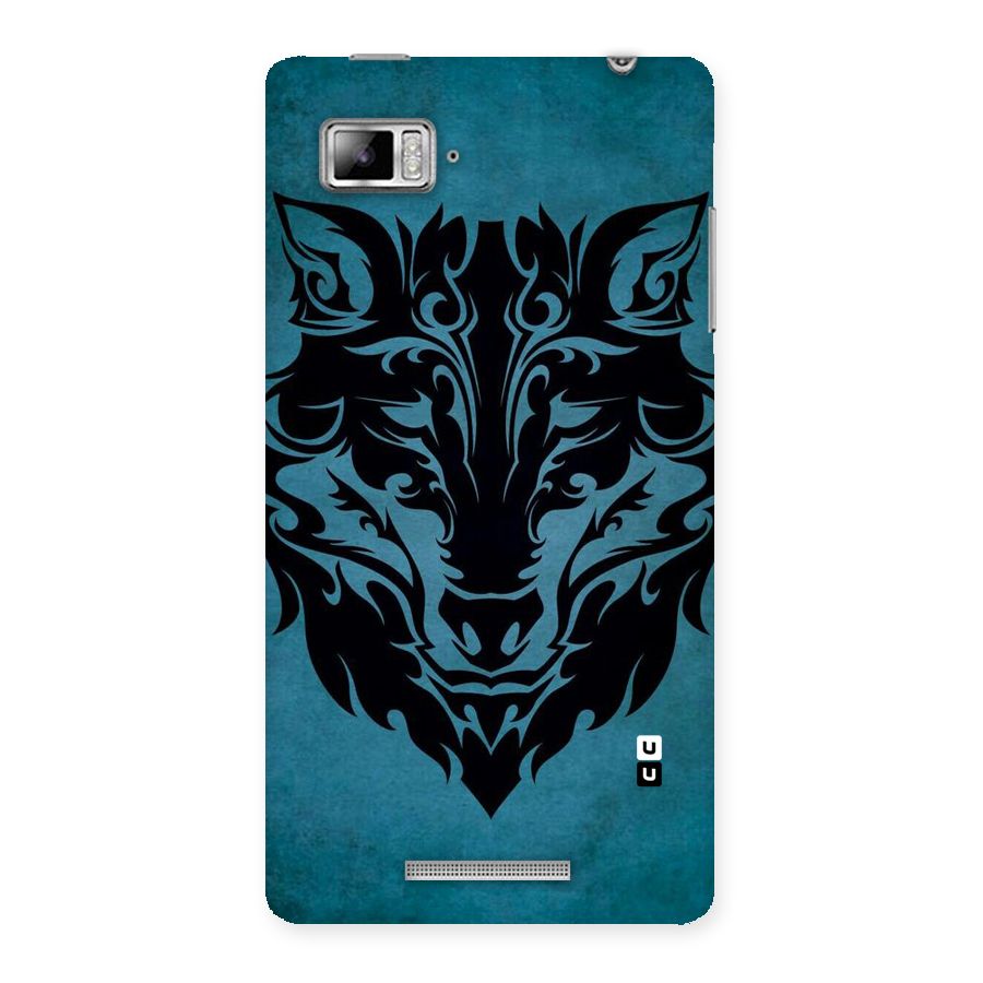 Black Artistic Wolf Back Case for Lenovo Vibe Z K910