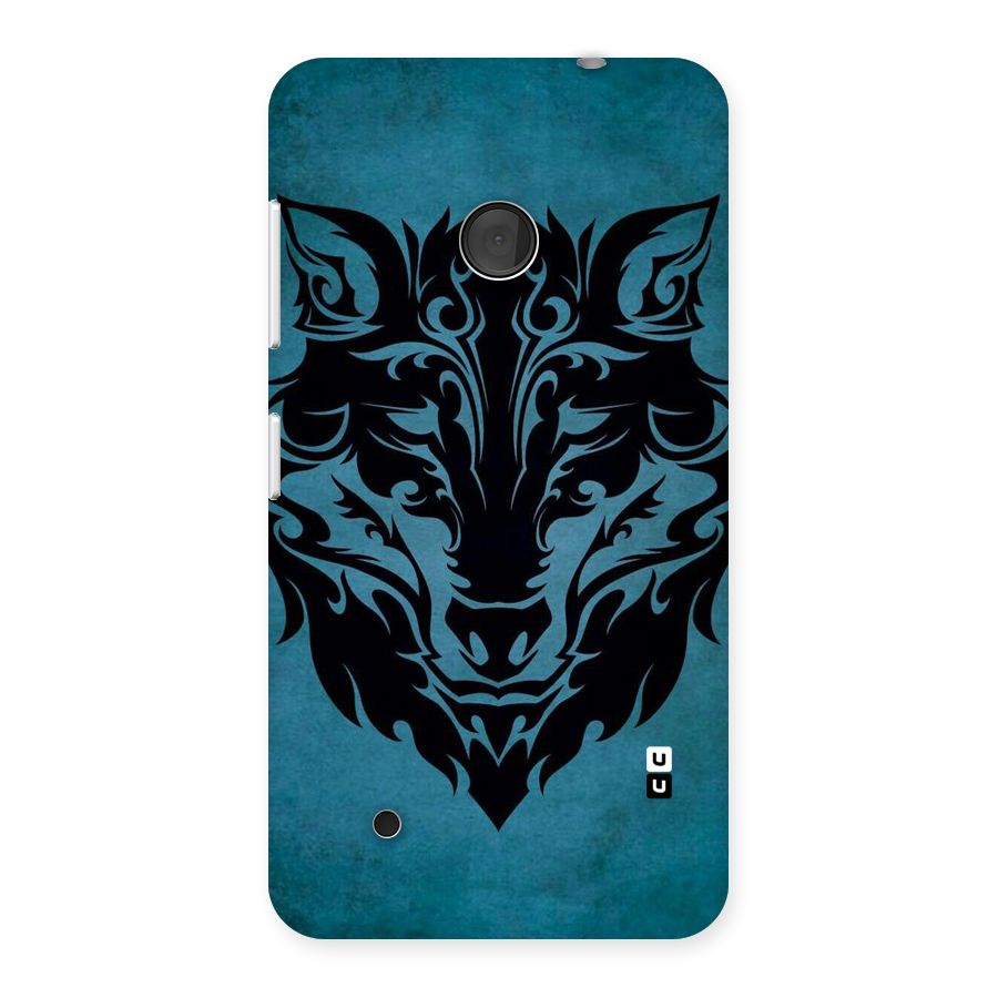 Black Artistic Wolf Back Case for Lumia 530