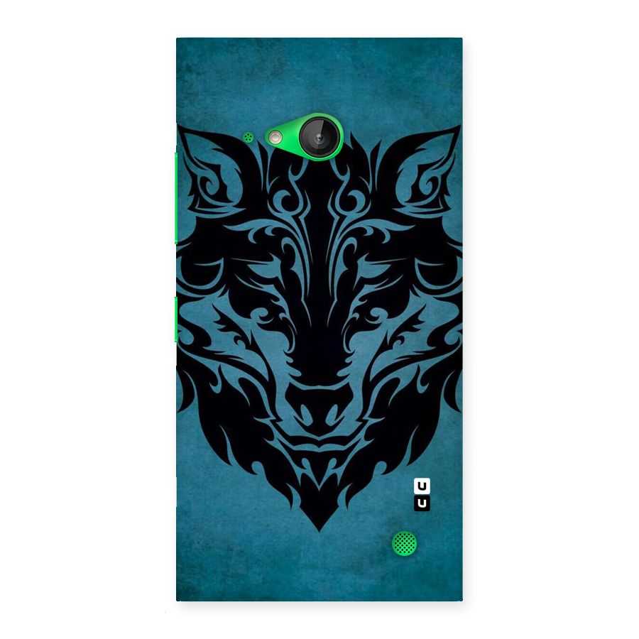 Black Artistic Wolf Back Case for Lumia 730