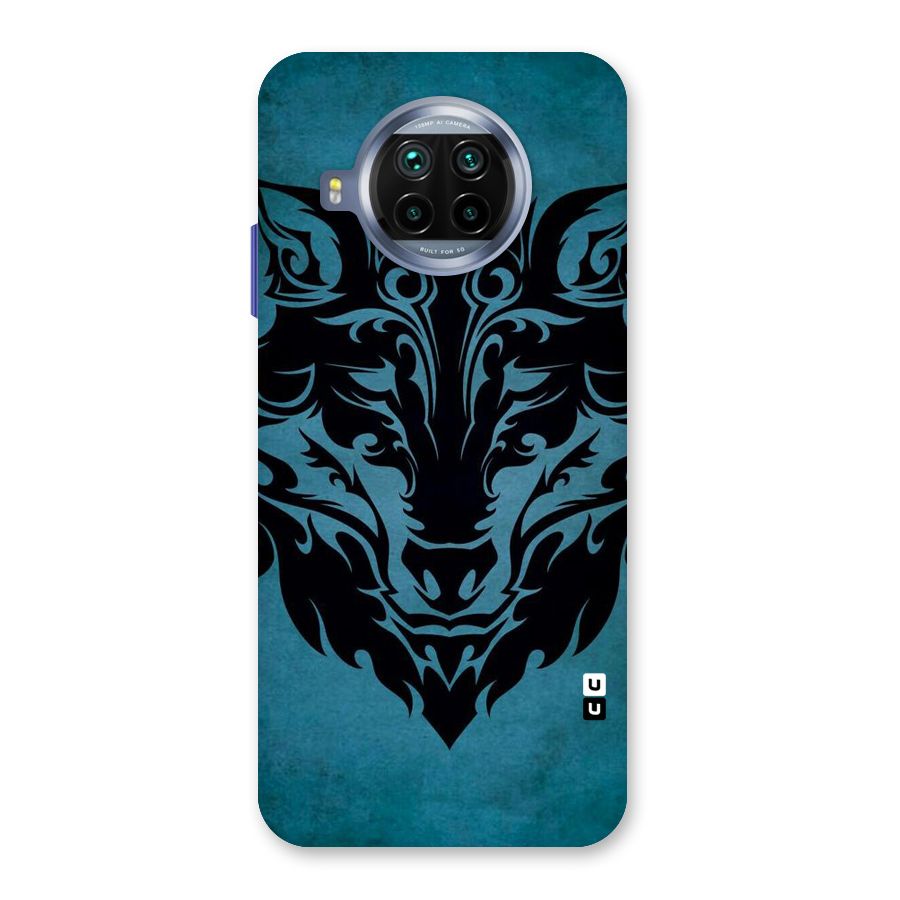 Black Artistic Wolf Back Case for Mi 10i
