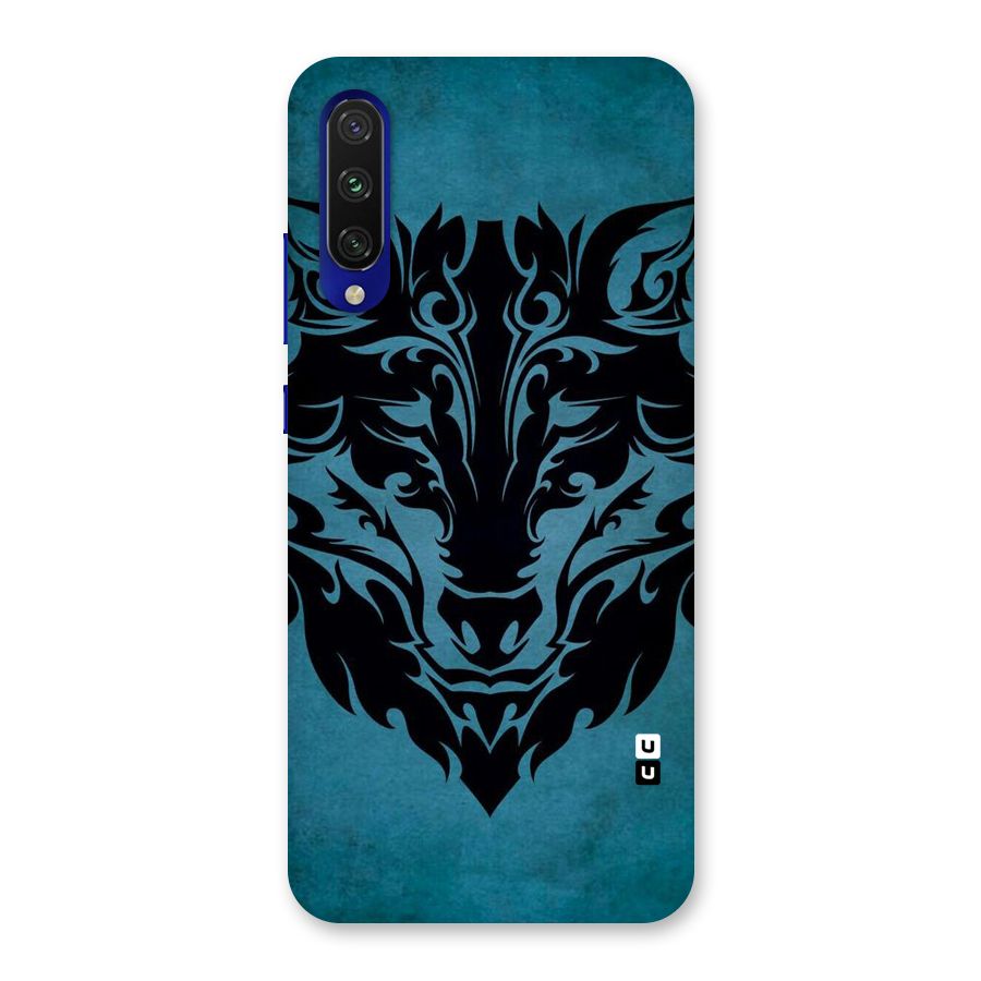 Black Artistic Wolf Back Case for Mi A3
