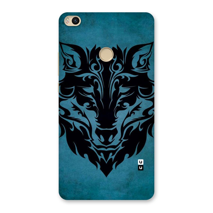 Black Artistic Wolf Back Case for Mi Max 2