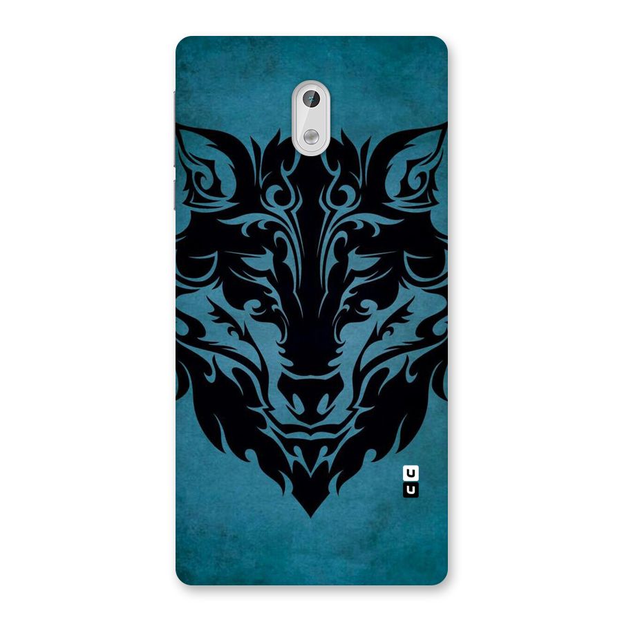 Black Artistic Wolf Back Case for Nokia 3