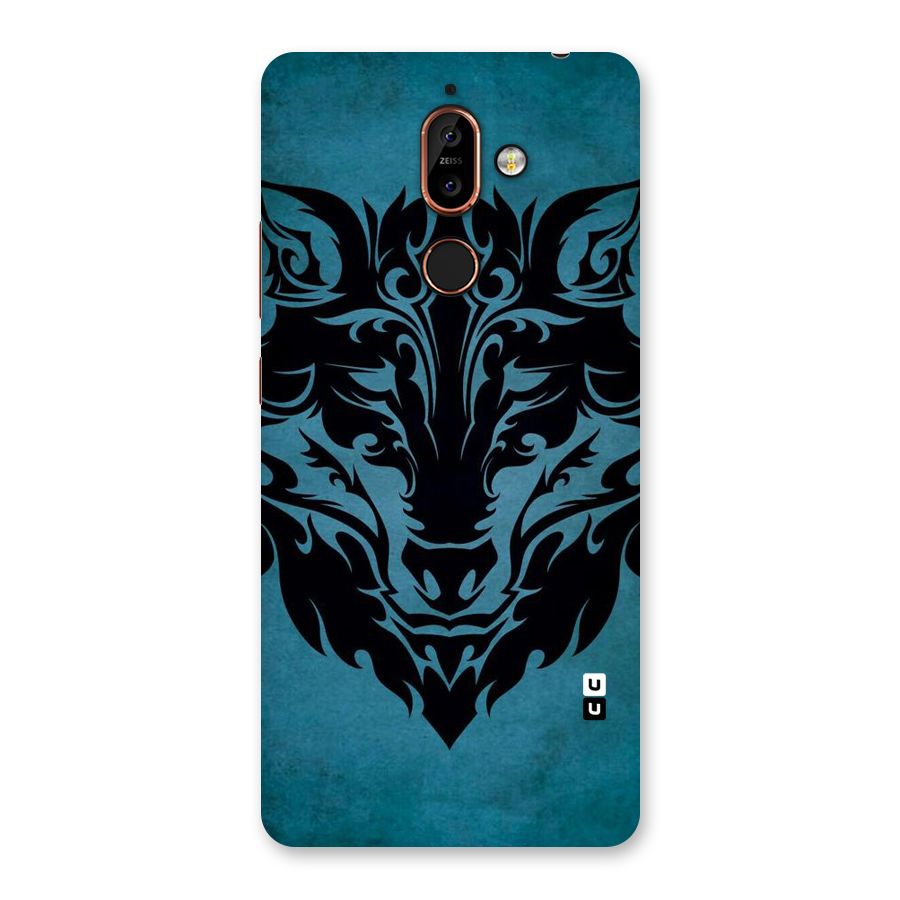 Black Artistic Wolf Back Case for Nokia 7 Plus