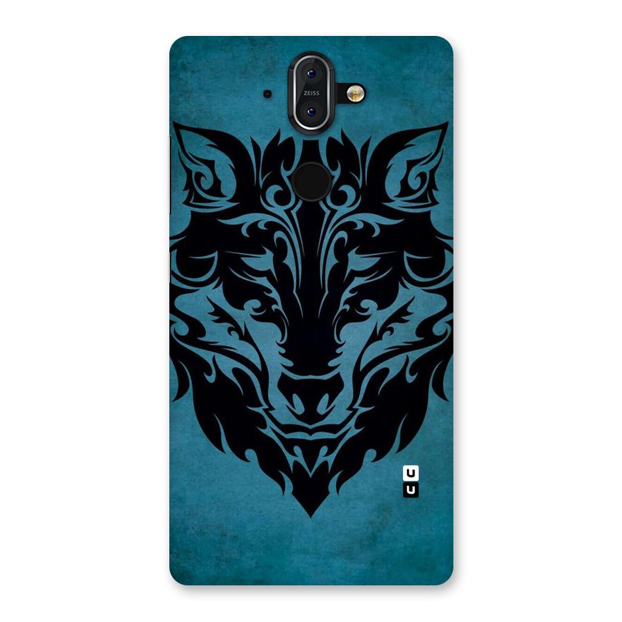 Black Artistic Wolf Back Case for Nokia 8 Sirocco